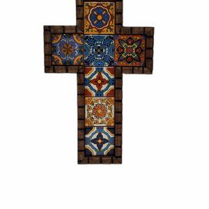 Cross, Wood and Tile